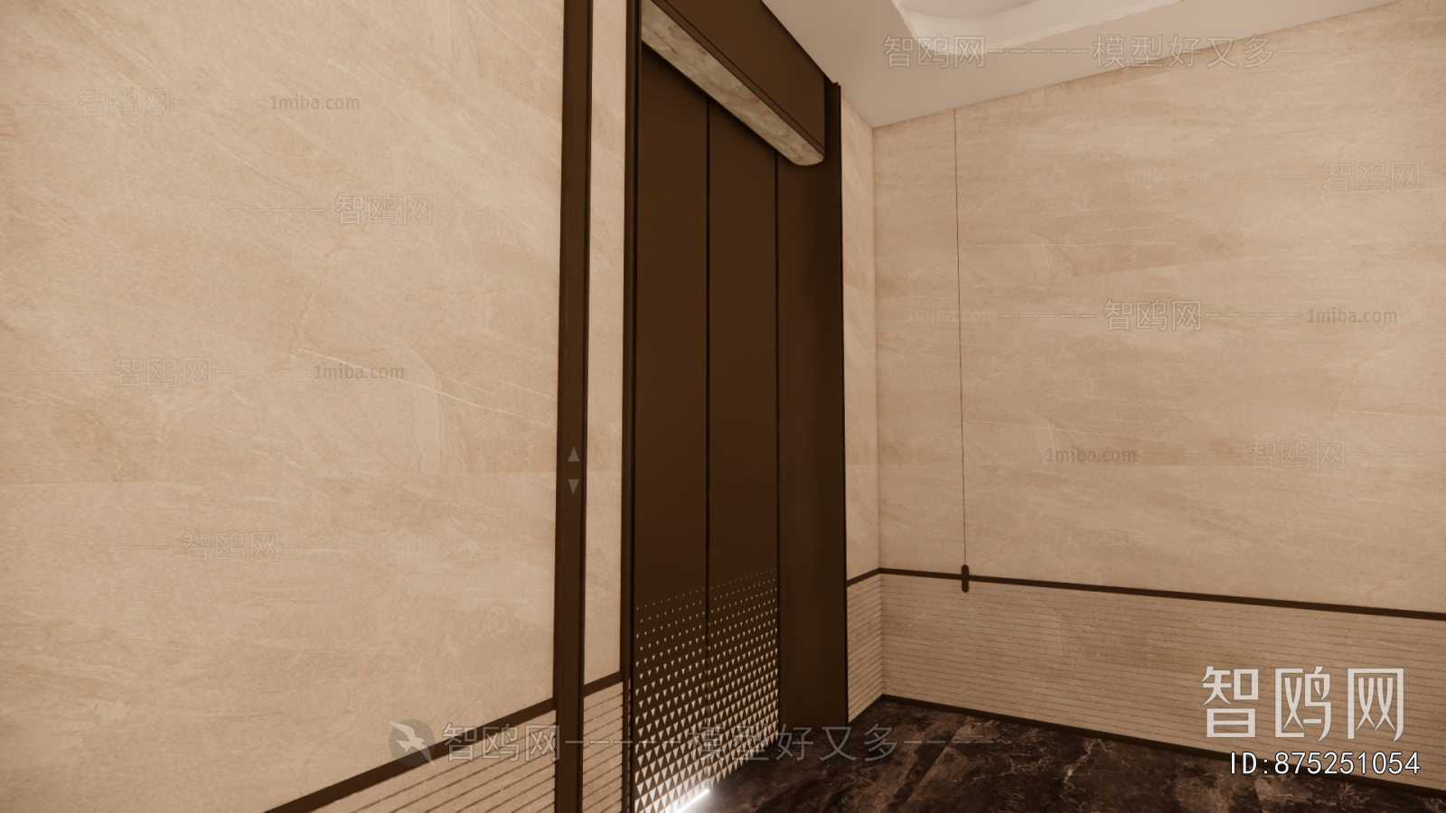 Modern Office Elevator Hall