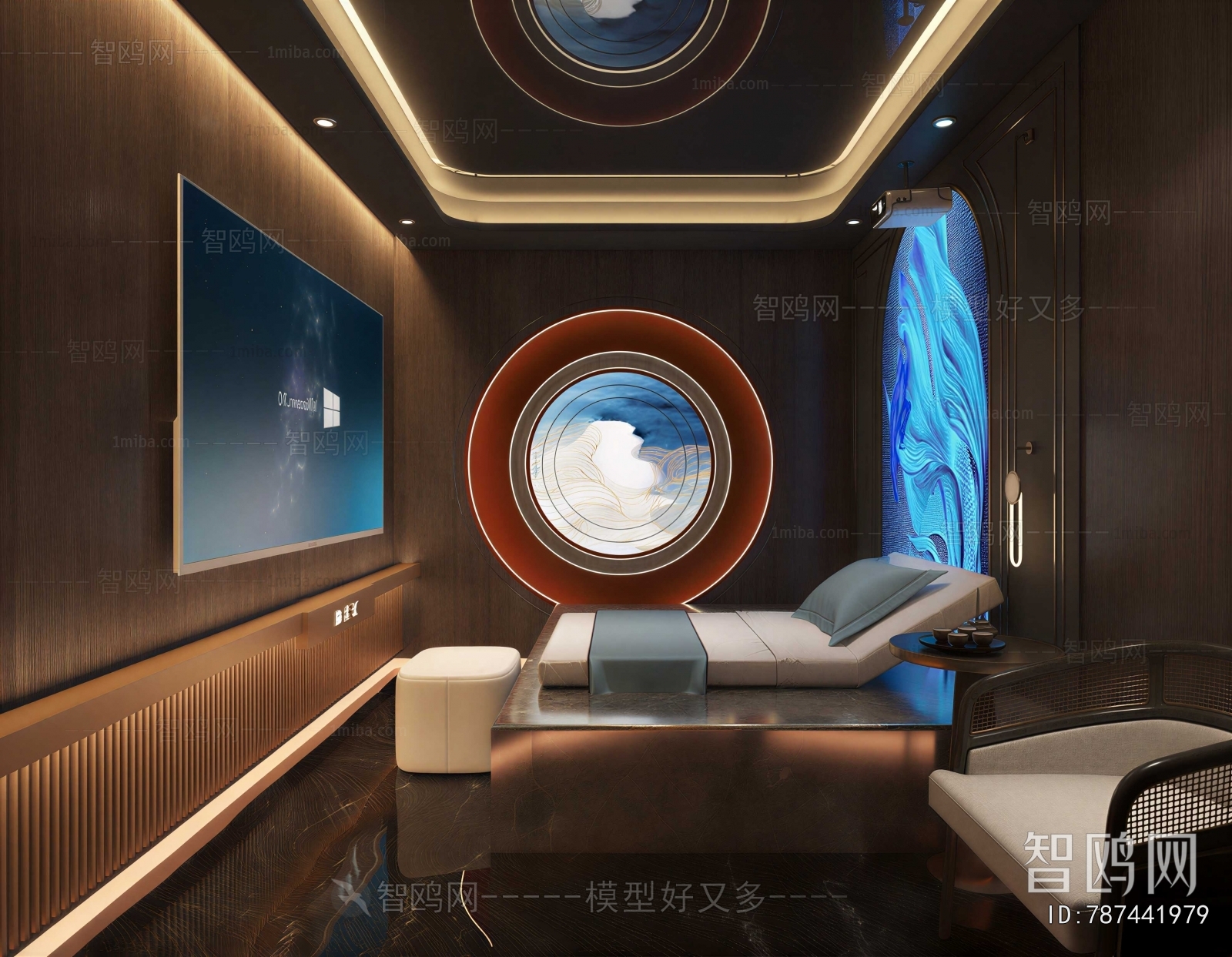 Modern Audiovisual Room