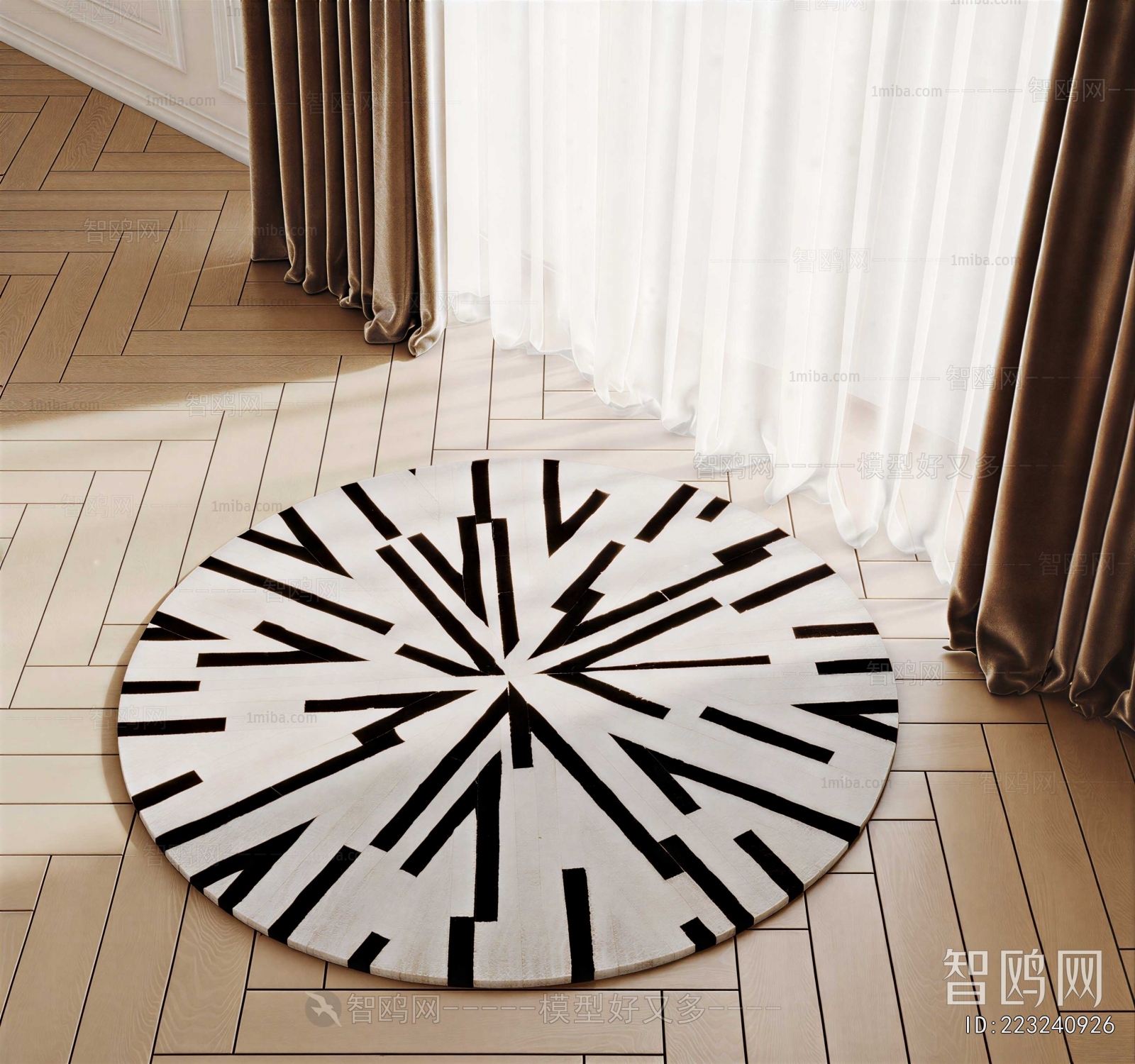 Modern Circular Carpet