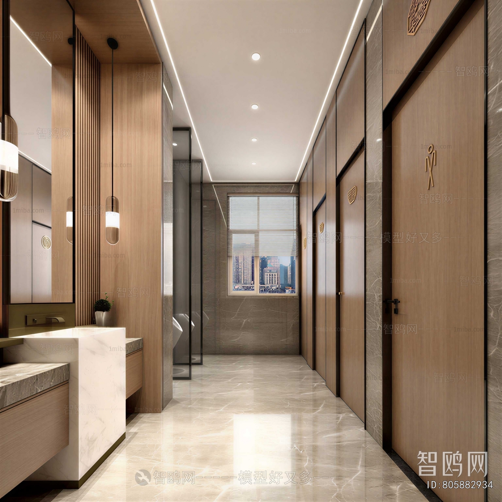 Modern Public Toilet