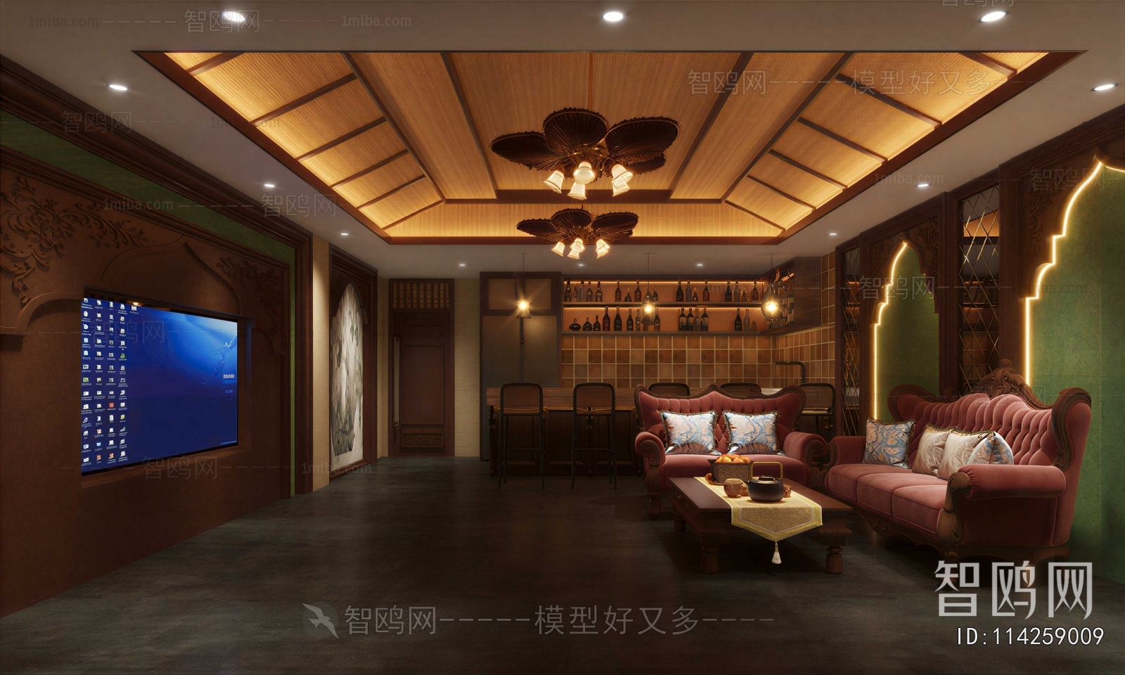 Southeast Asian Style Club Space