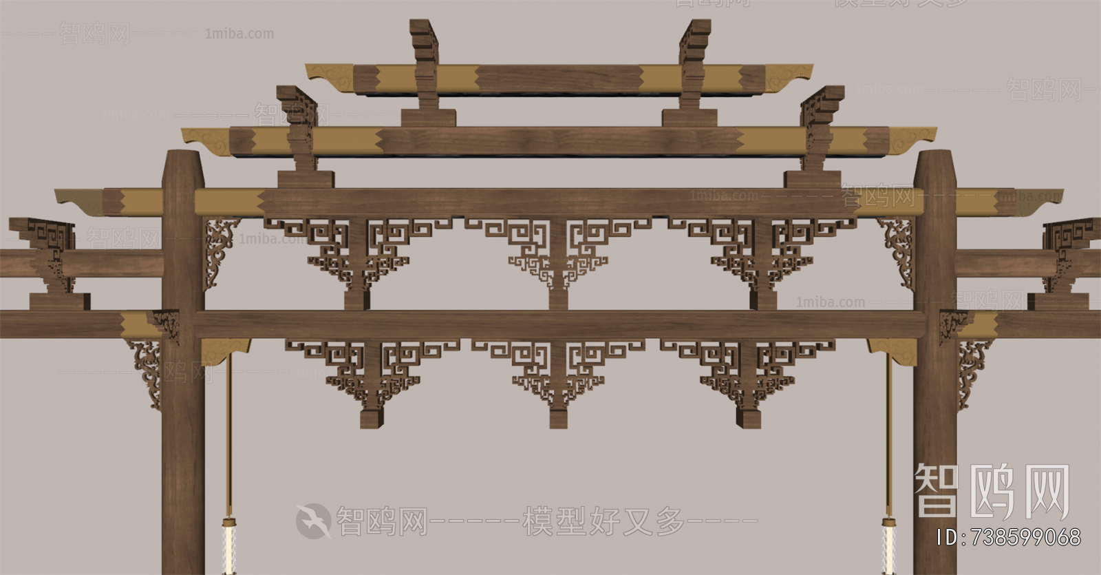 Chinese Style Building Component