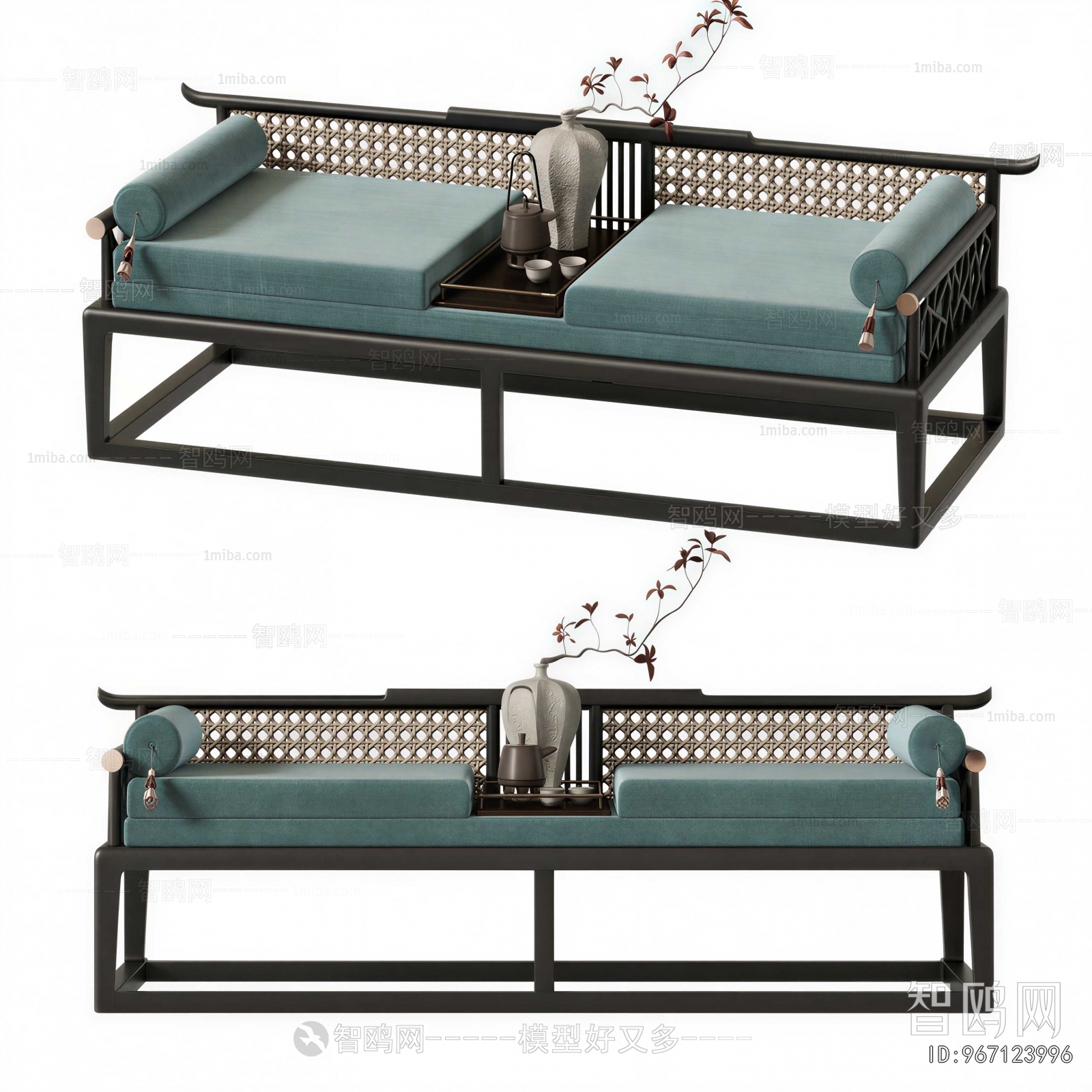 New Chinese Style Arhat Bed