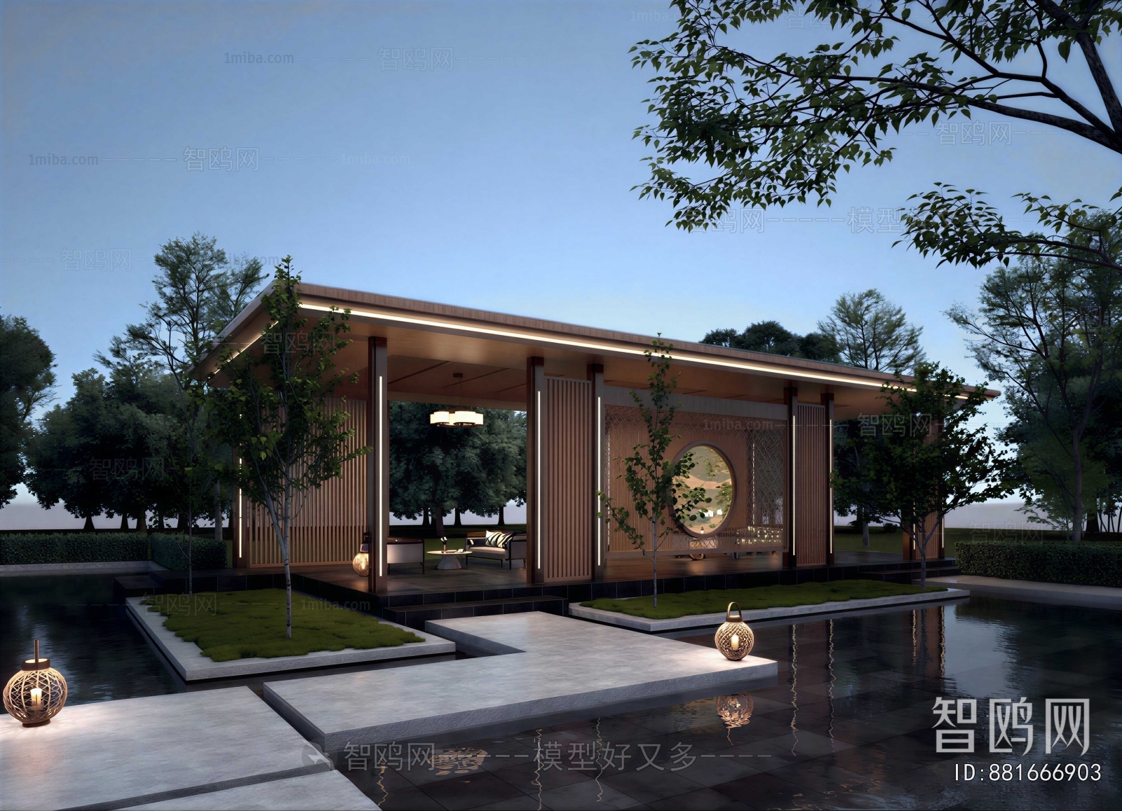 New Chinese Style Pavilion