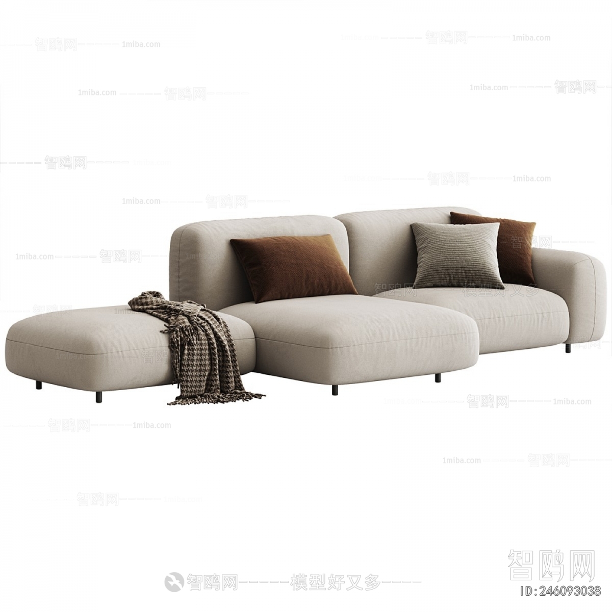 Modern Multi Person Sofa