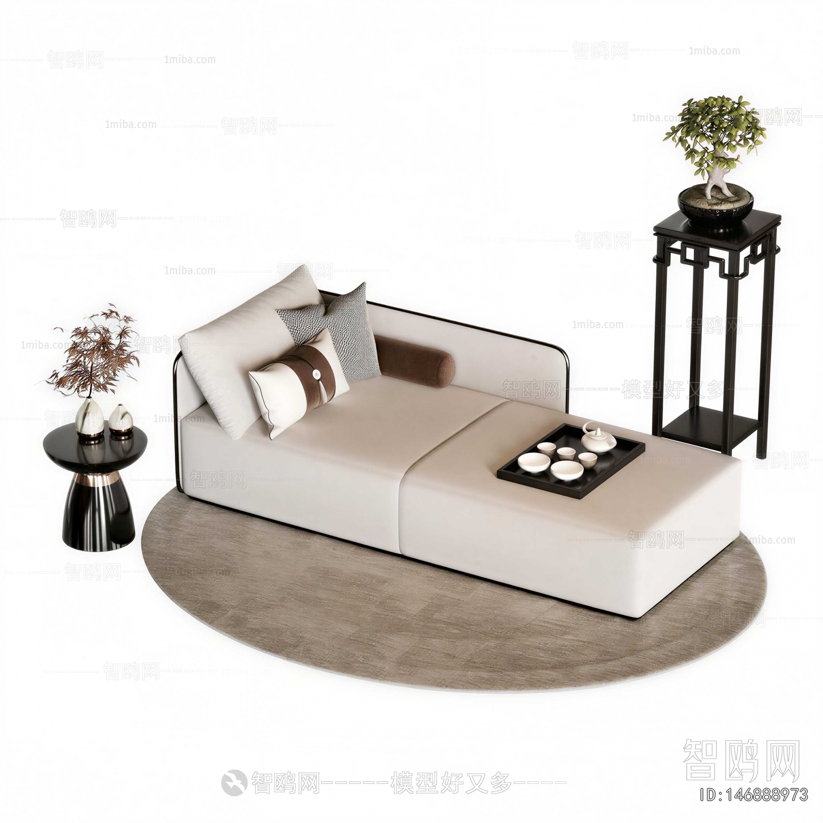 New Chinese Style Noble Concubine Chair