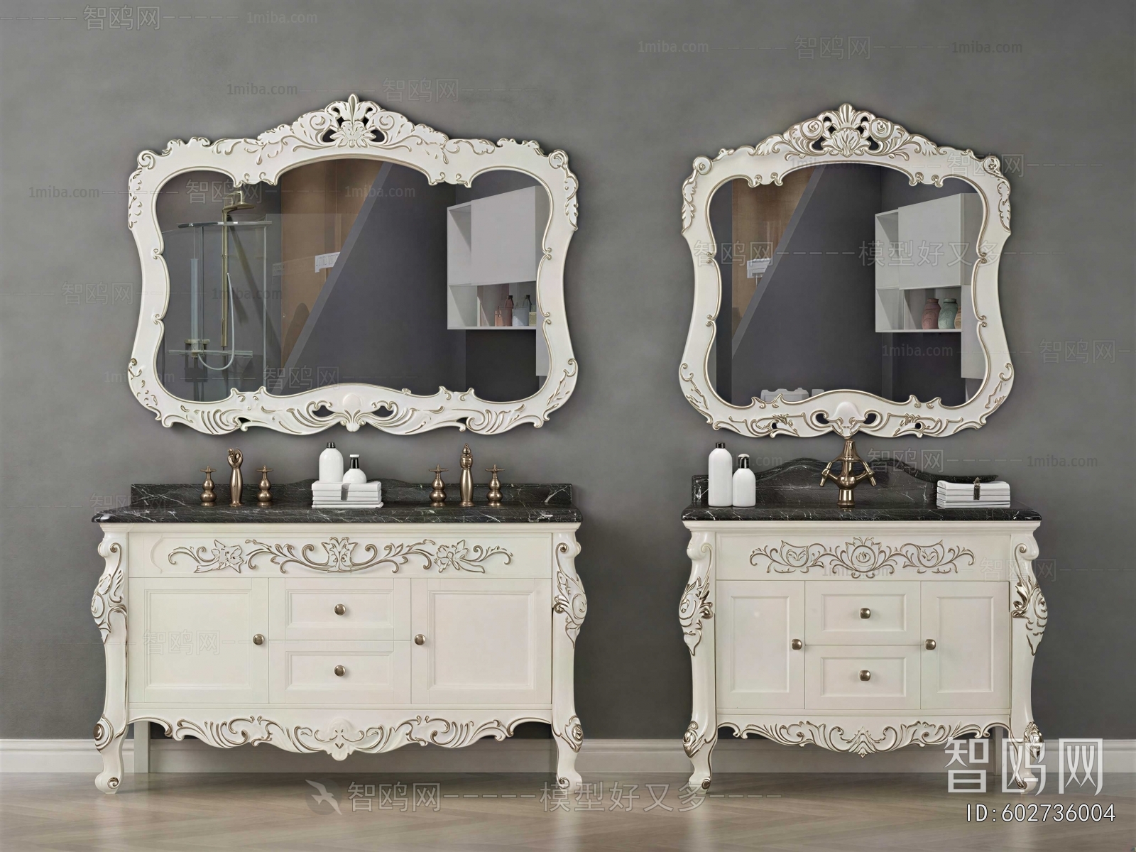 European Style Bathroom Cabinet