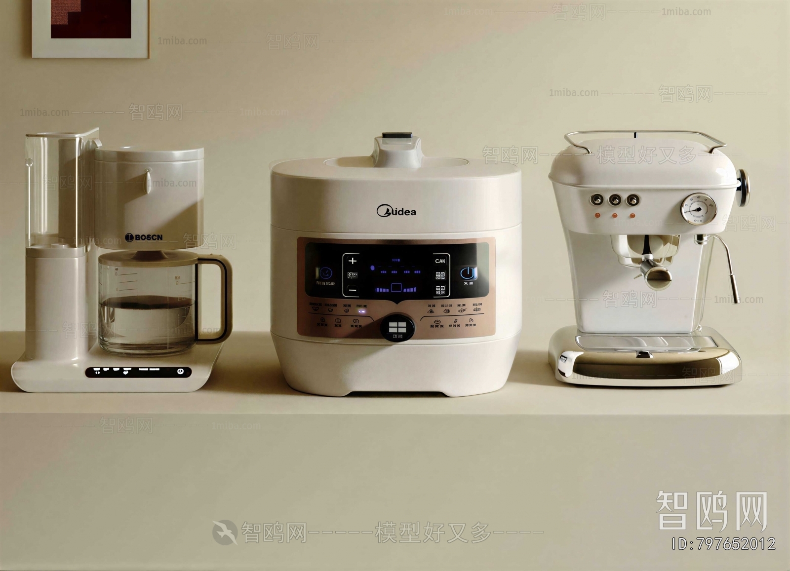 Modern Electric Kitchen Appliances