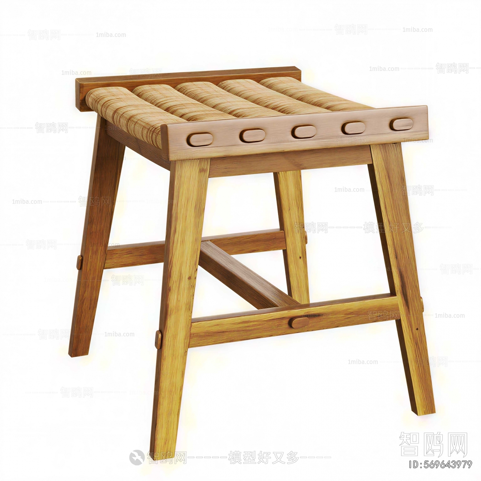 Wabi-sabi Style Stool