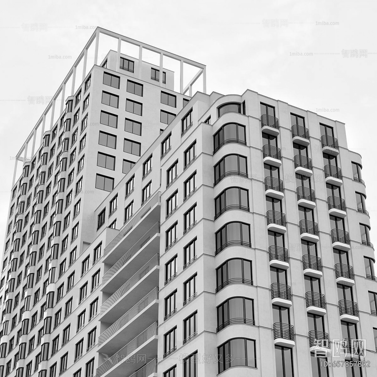 Modern Appearance Of Commercial Building