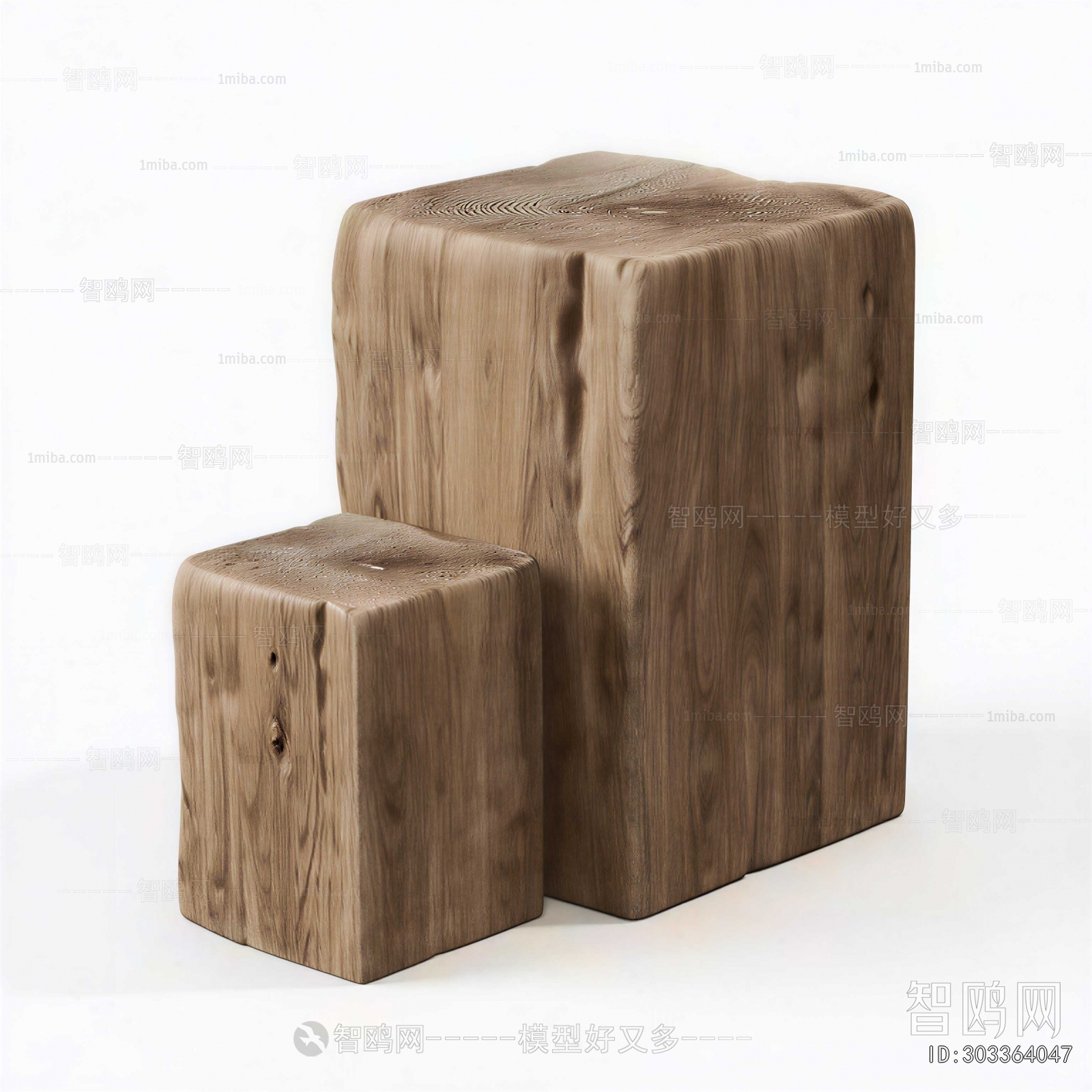 Wabi-sabi Style Stool