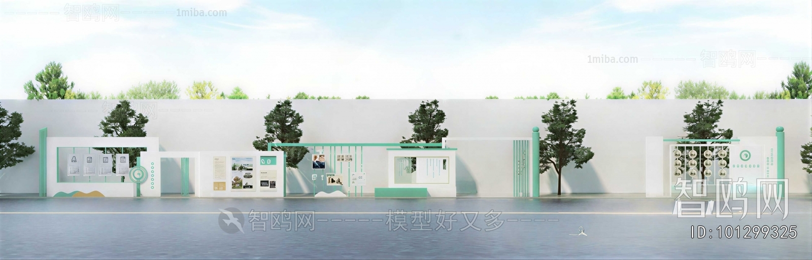 Modern Guide Board/bulletin Board