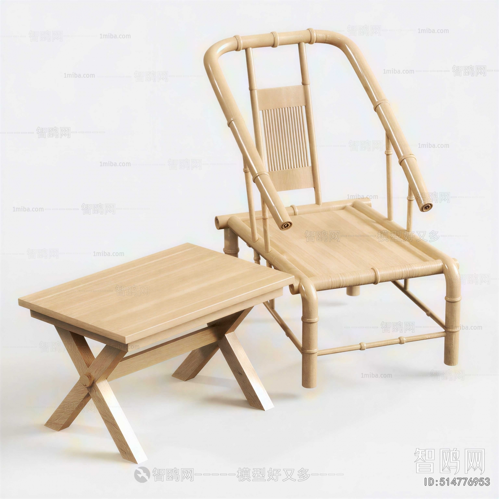 New Chinese Style Lounge Chair