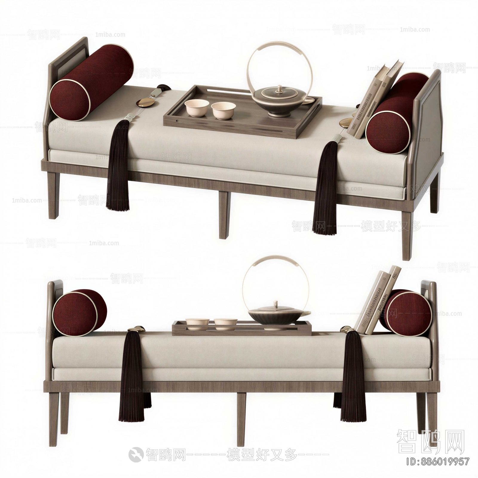 New Chinese Style Bench