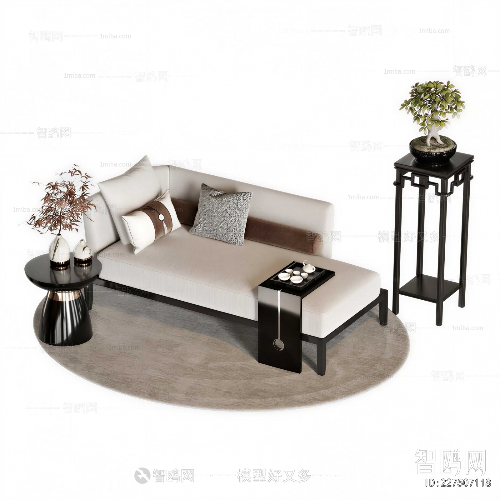 New Chinese Style Noble Concubine Chair