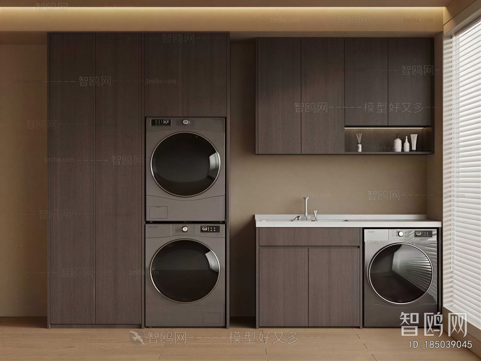 Modern Laundry Cabinet