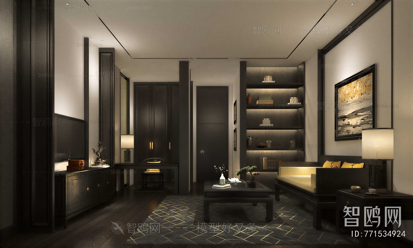 New Chinese Style Guest Room