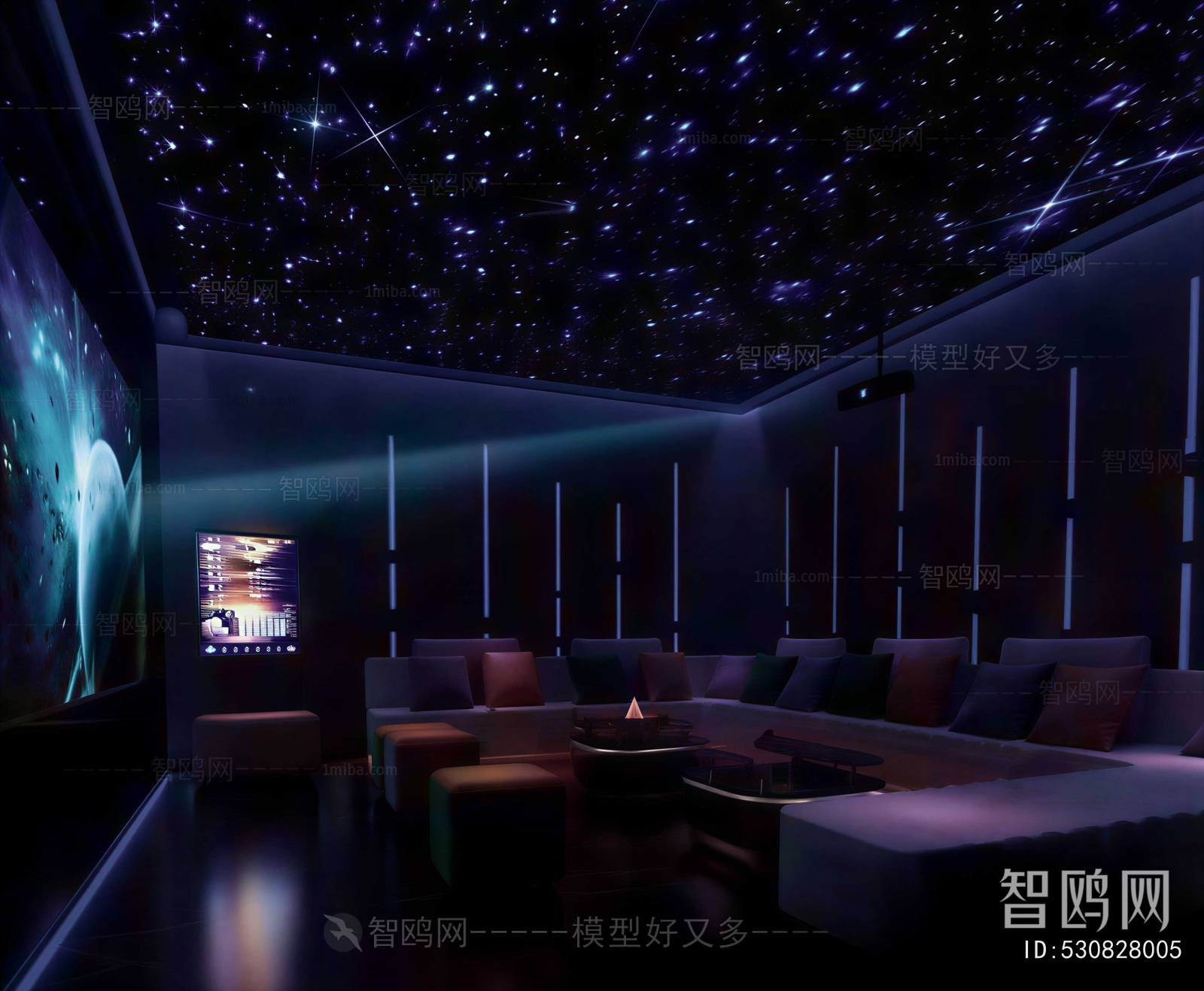 Modern Audiovisual Room