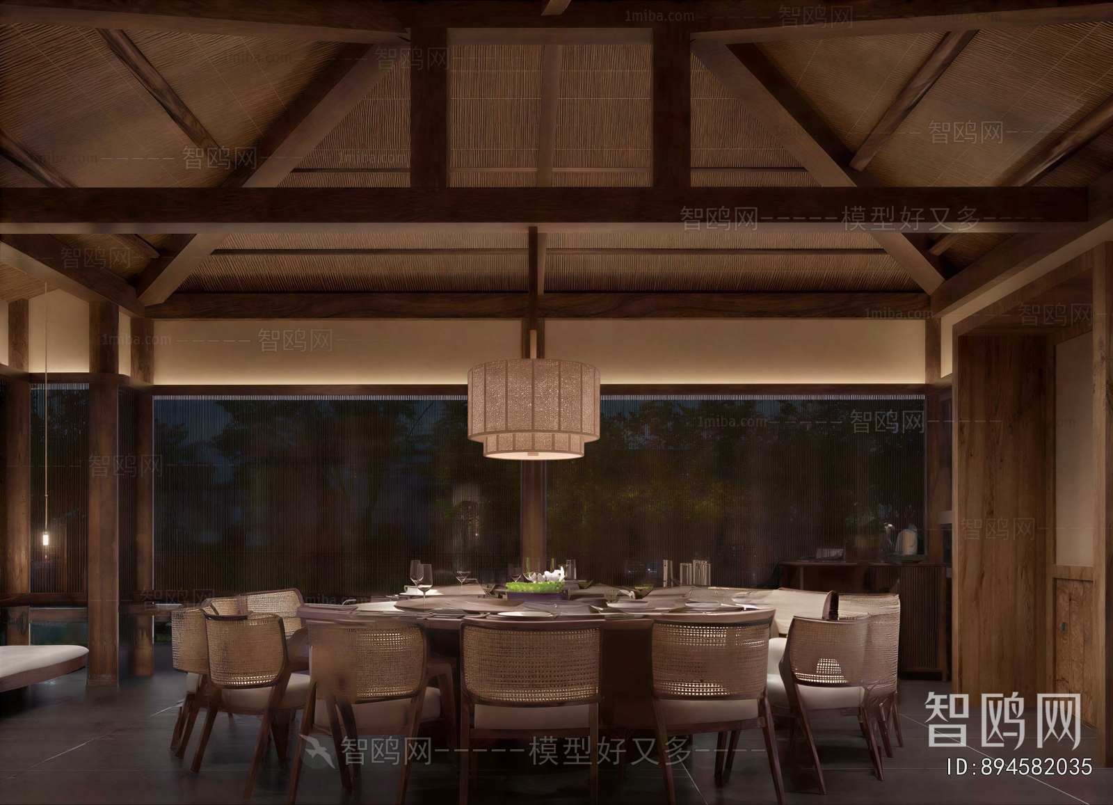 Wabi-sabi Style Restaurant Box