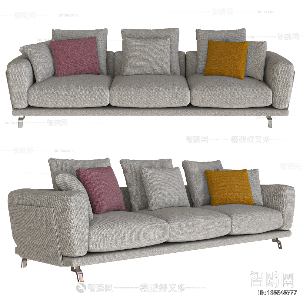 Modern Three-seat Sofa