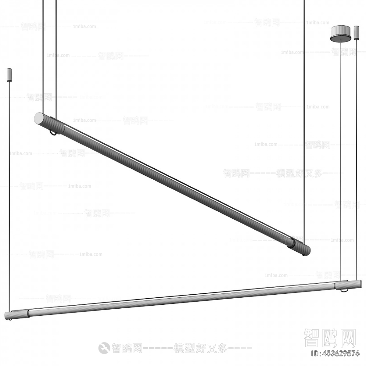 Modern Long Chandelier