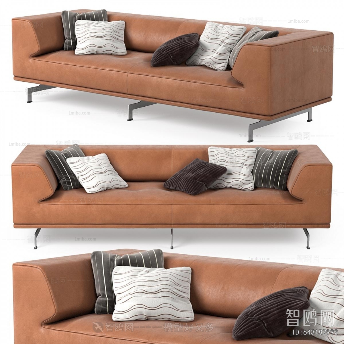Modern Three-seat Sofa
