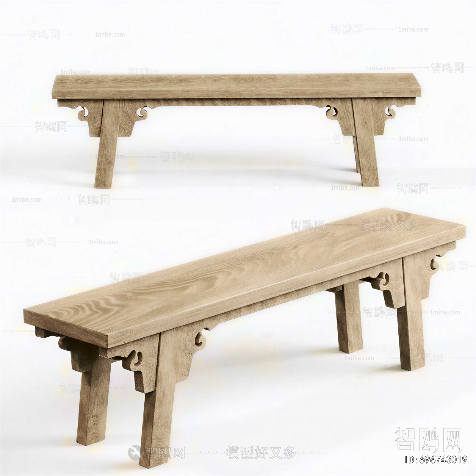 New Chinese Style Bench
