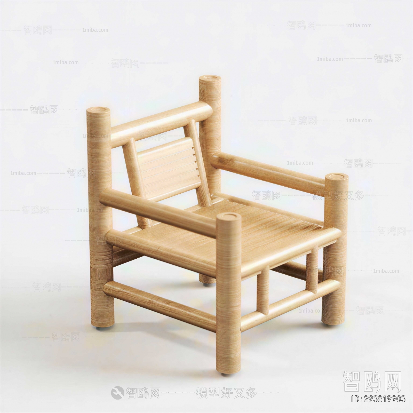 New Chinese Style Lounge Chair