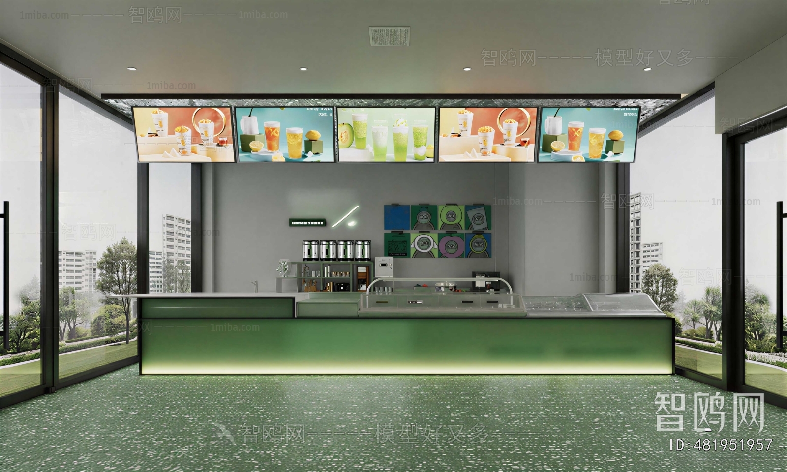 Modern Milk Tea Shop