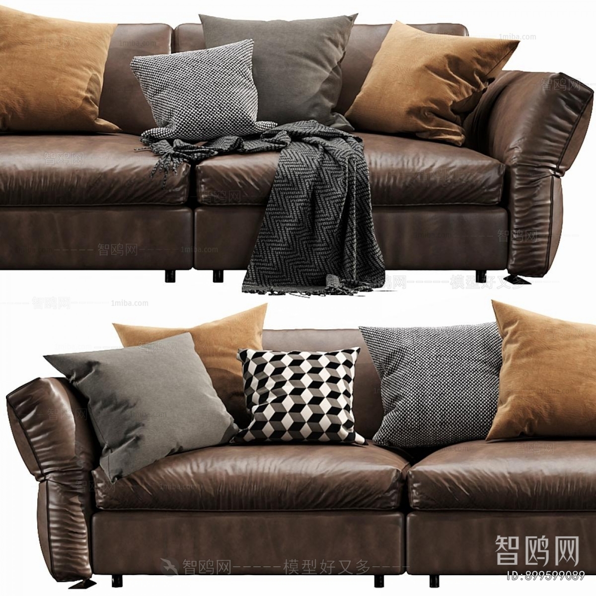 Modern Multi Person Sofa