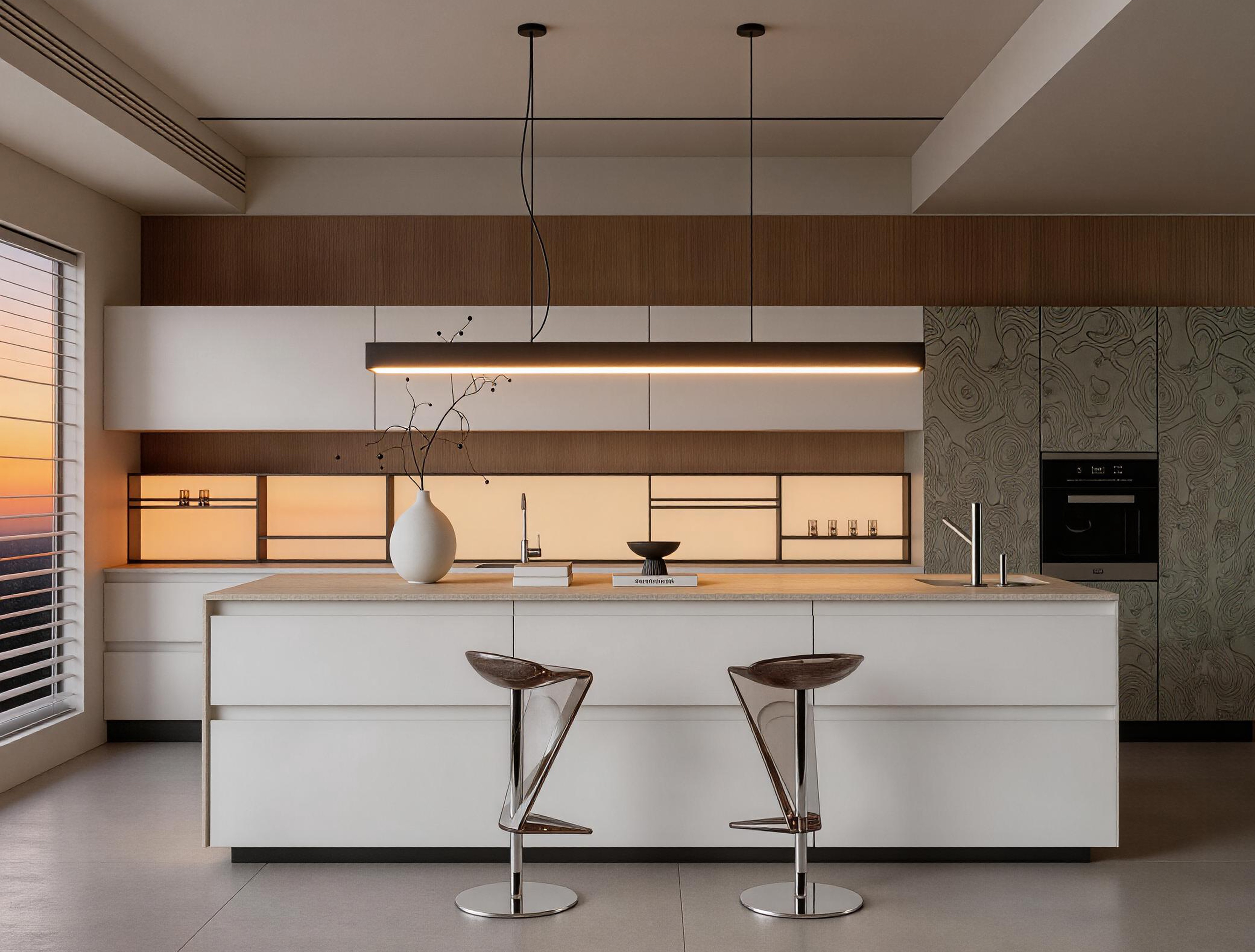 现代极简吧台餐厅-3152064