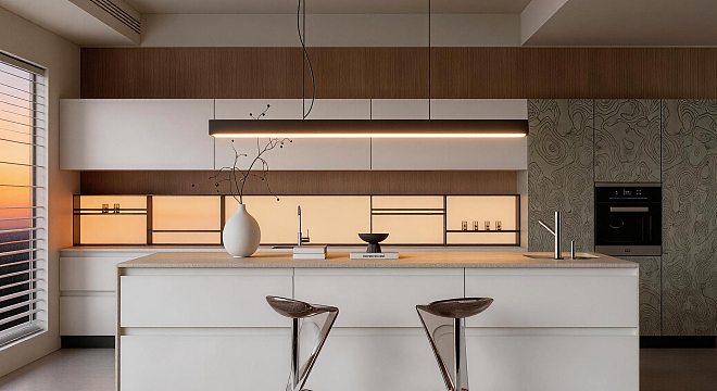 现代极简吧台餐厅-3152064