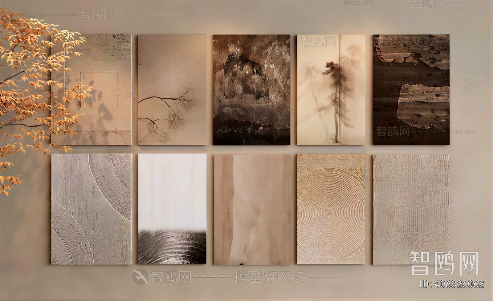 Wabi-sabi Style Painting