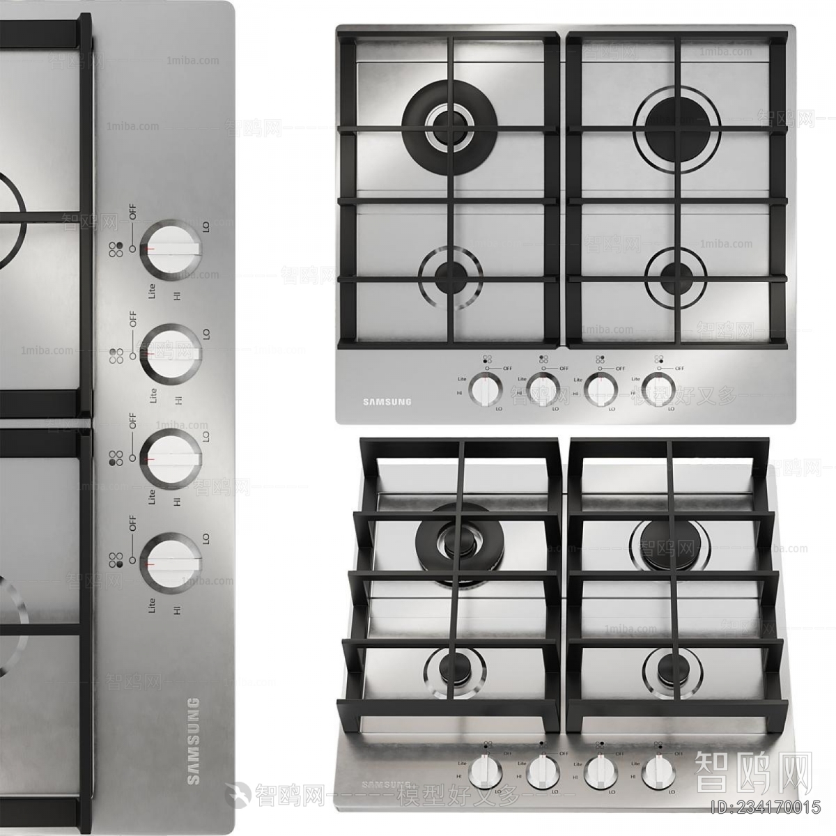 Modern Kitchen Electric Gas Range