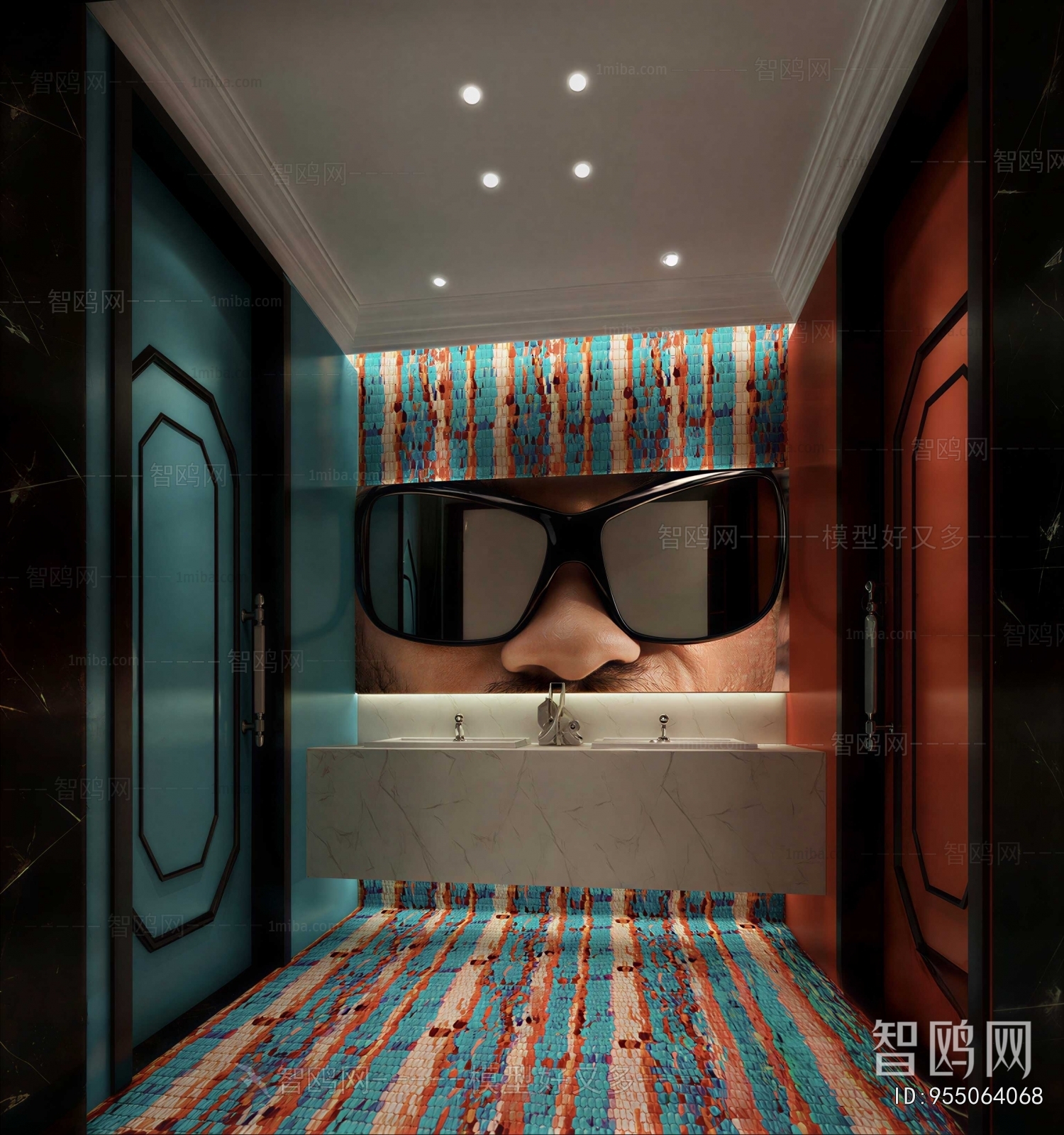 Modern Public Toilet