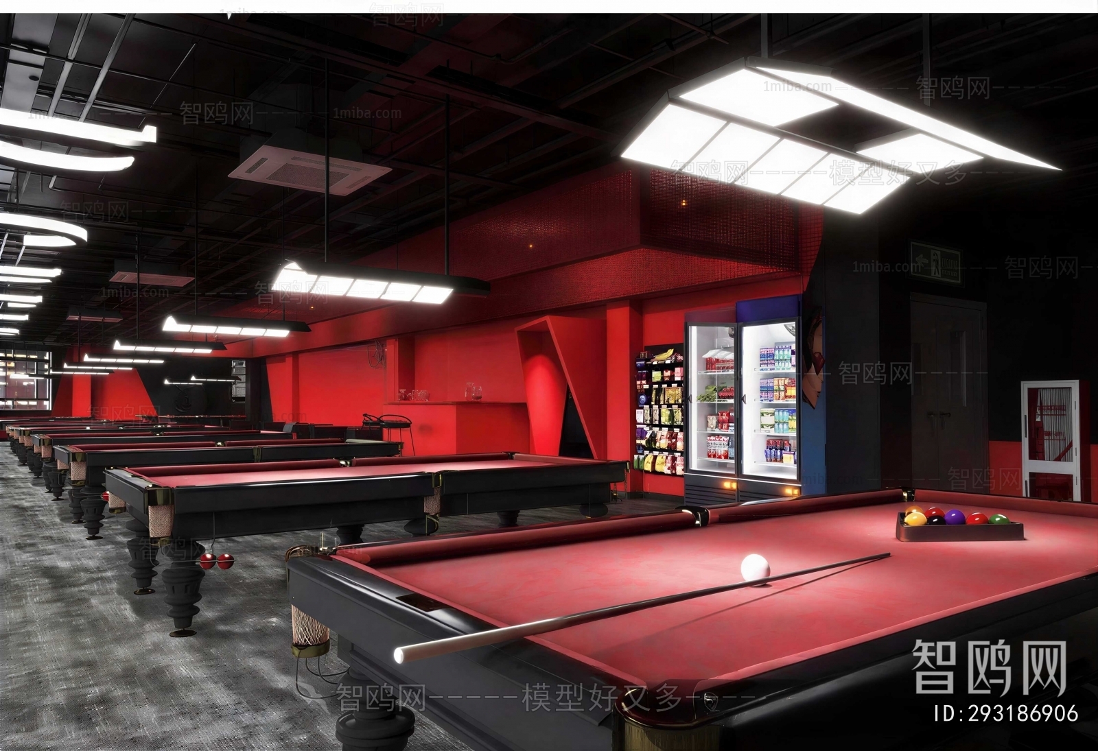 Modern Billiard Room