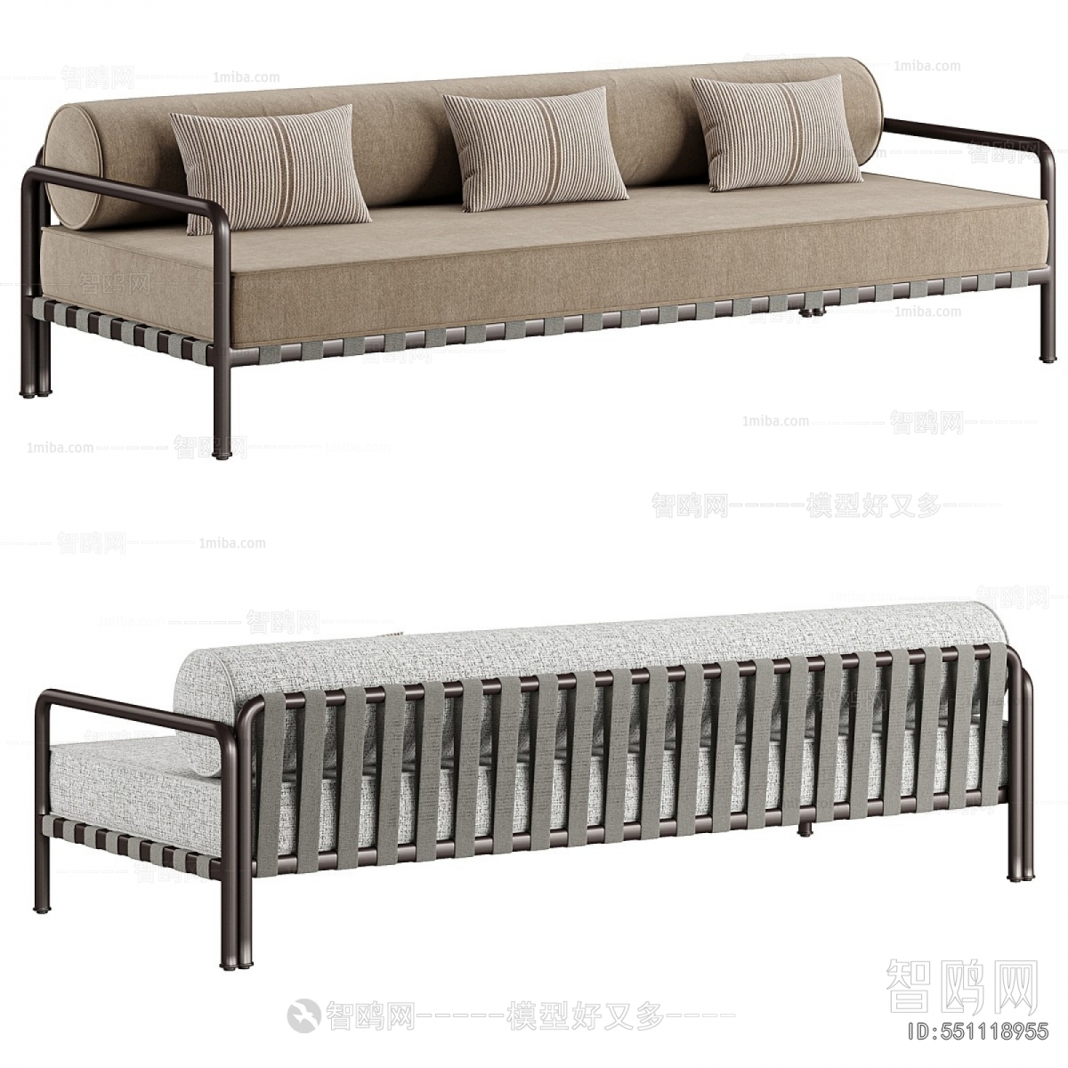 Modern Multi Person Sofa