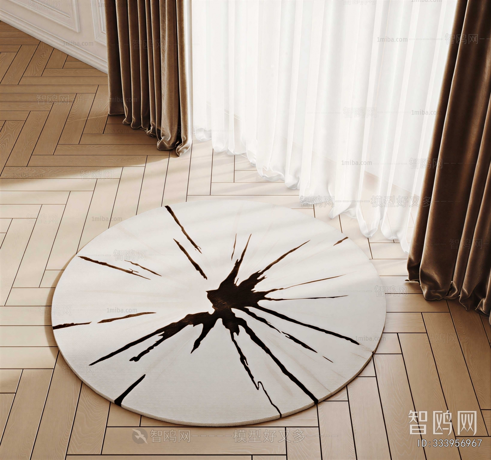 Modern Circular Carpet