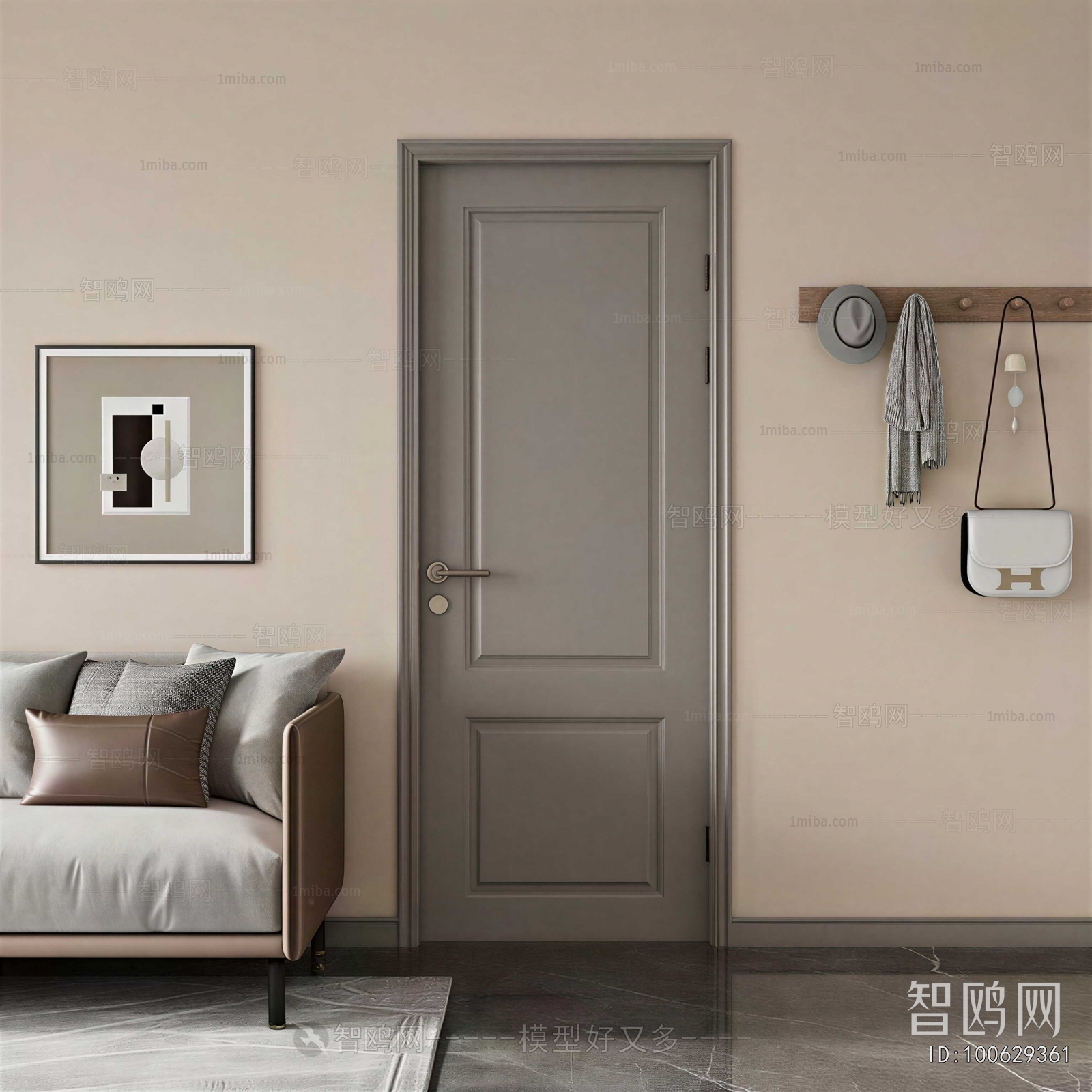 Modern Single Door