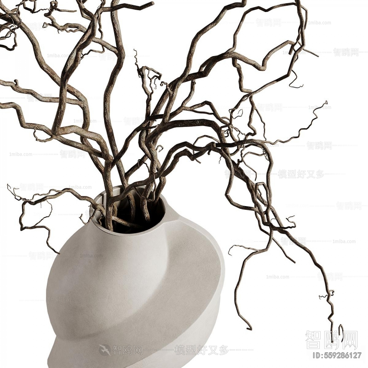 Wabi-sabi Style Dried Branch