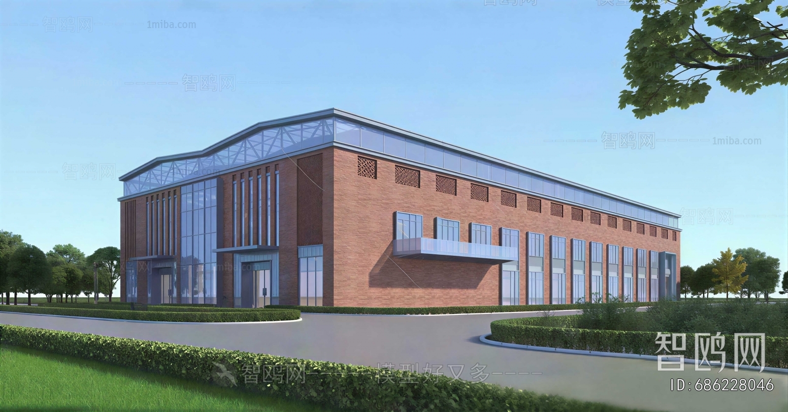 Modern Industrial Building