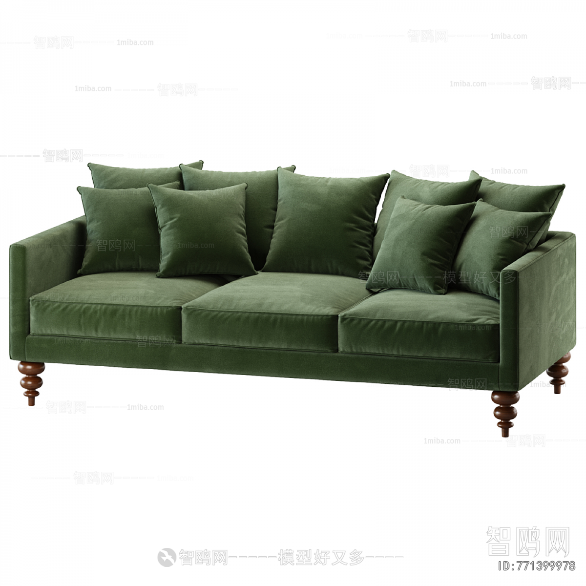 Modern Three-seat Sofa
