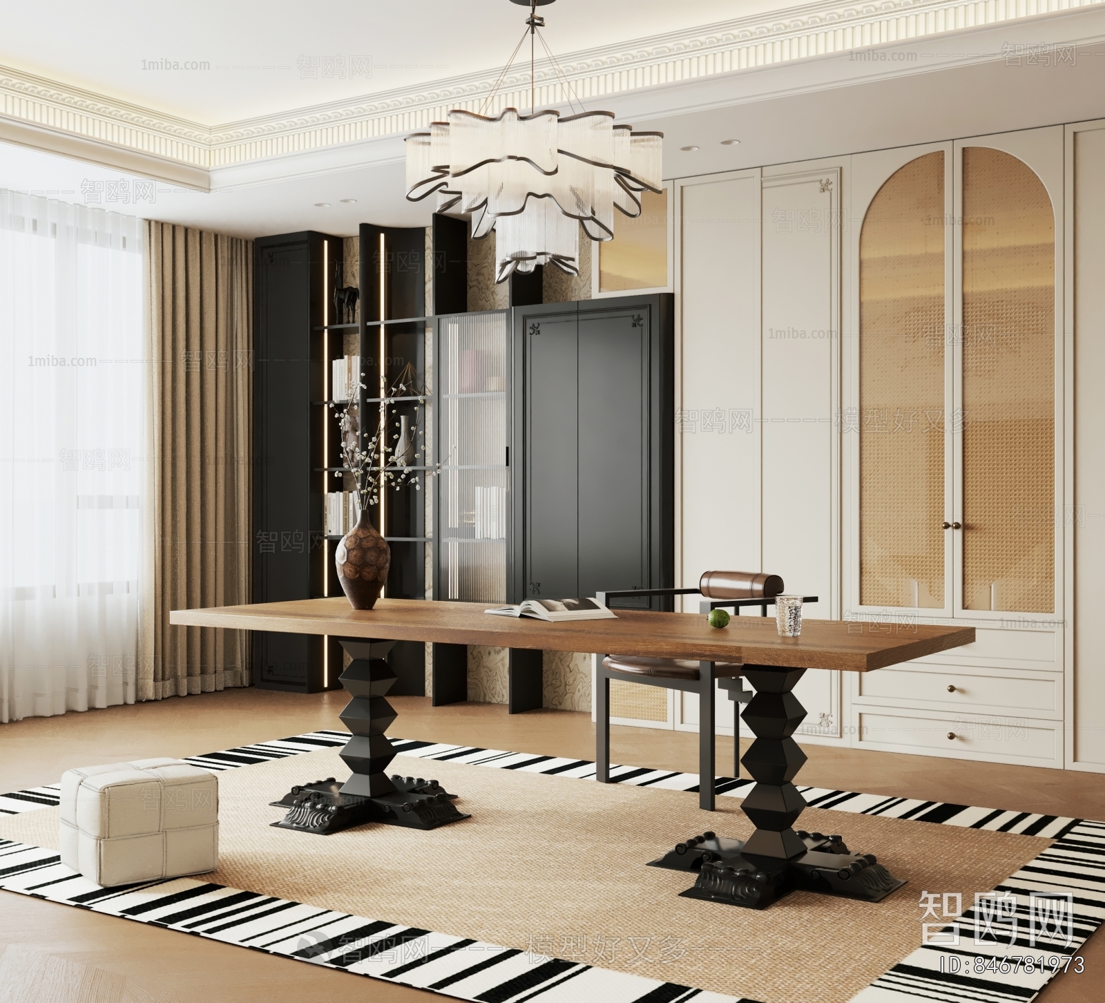 French Style Study Space