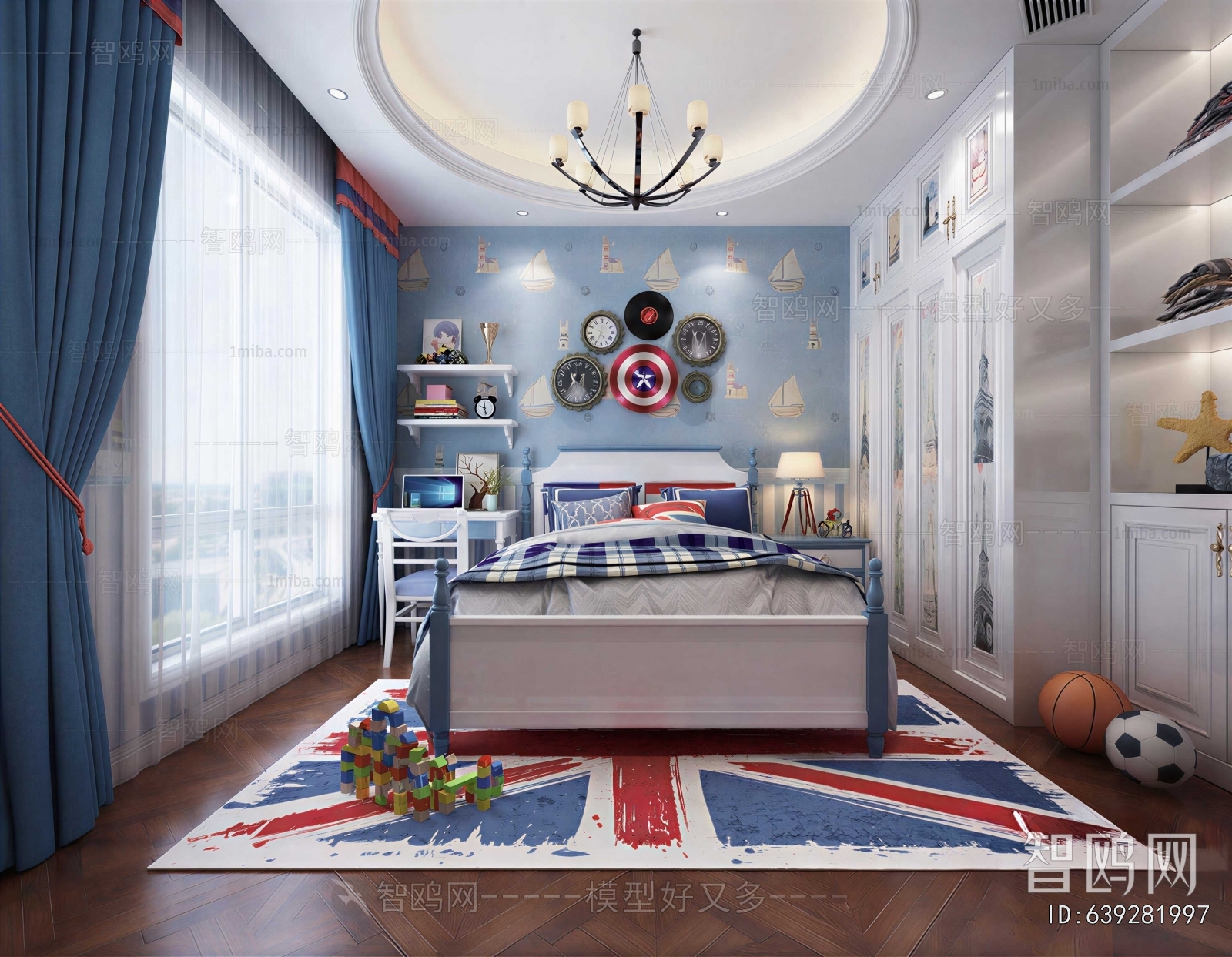 American Style Boy's Room And Son's Room