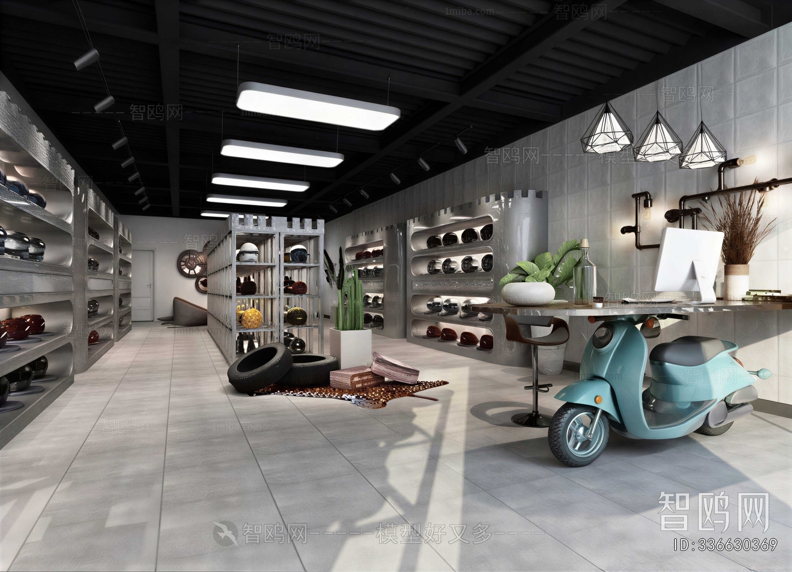 Industrial Style Retail Stores