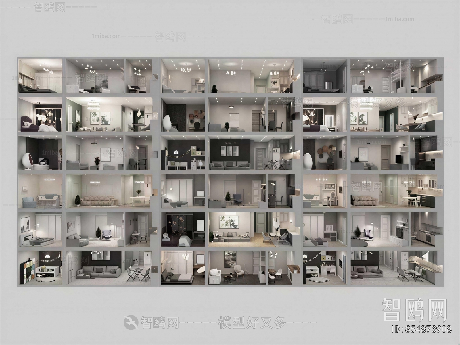 Modern A Bird's-eye View Of Home Decoration