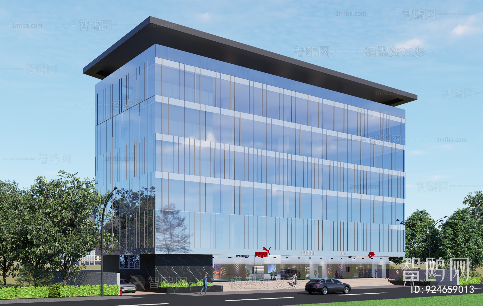 Modern Appearance Of Commercial Building