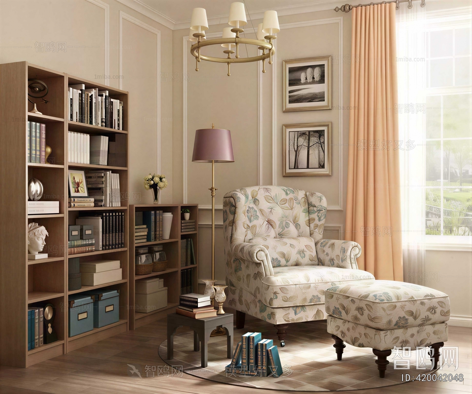 American Style Single Sofa