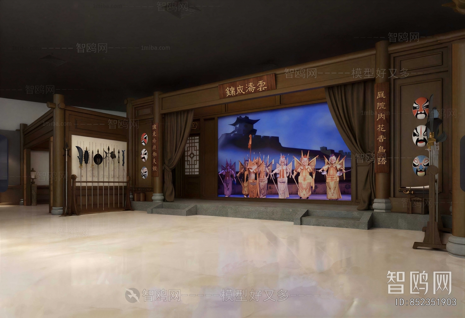 New Chinese Style Exhibition Hall