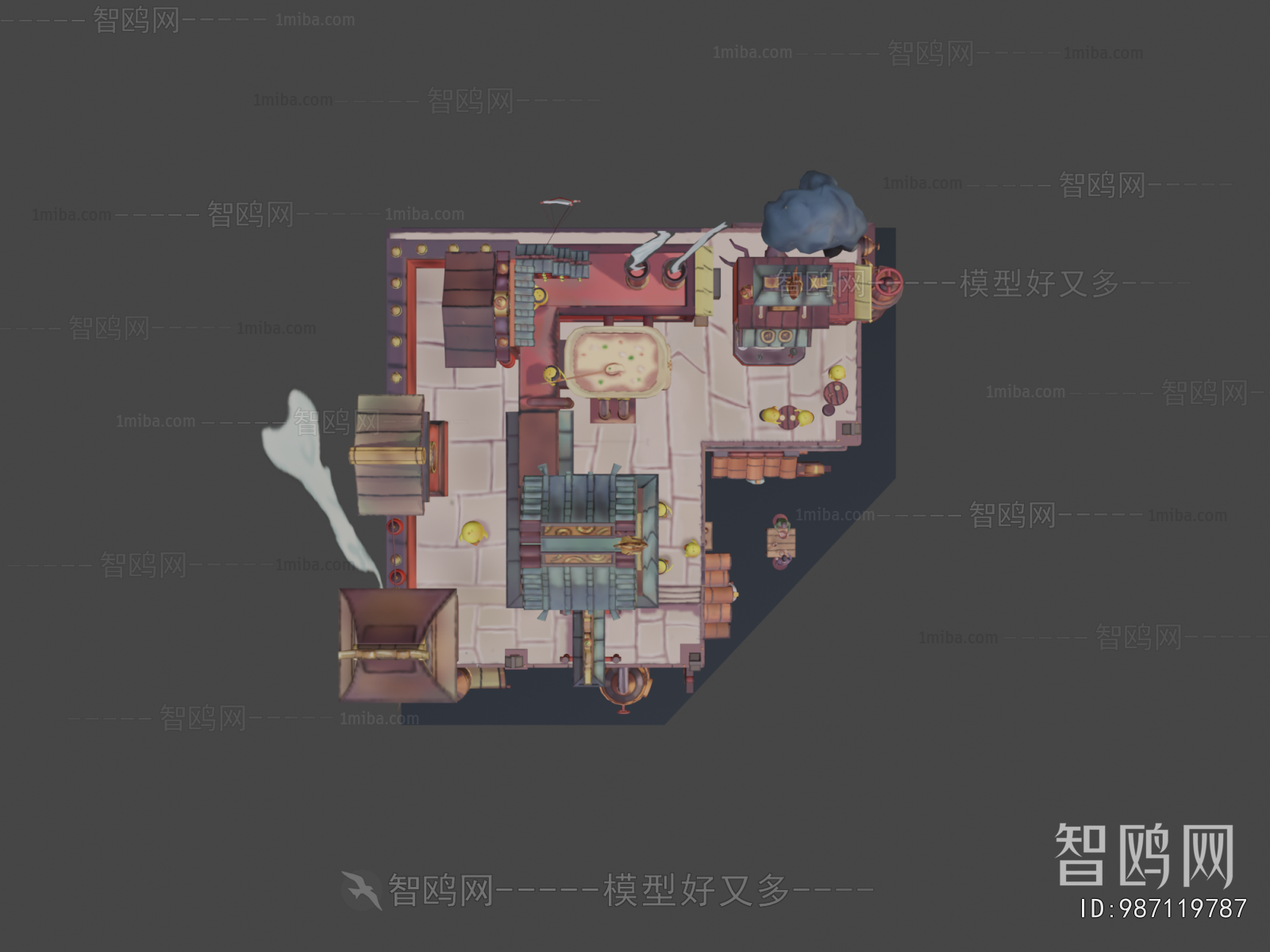 Modern Cartoon House